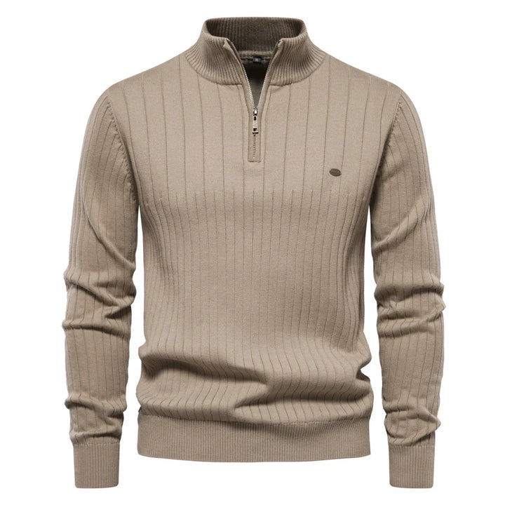 JOHN - HALF ZIP WARM SWEATER