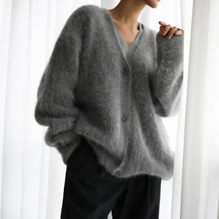 NORA - ELEGANT CROPPED CASHMERE SWEATER