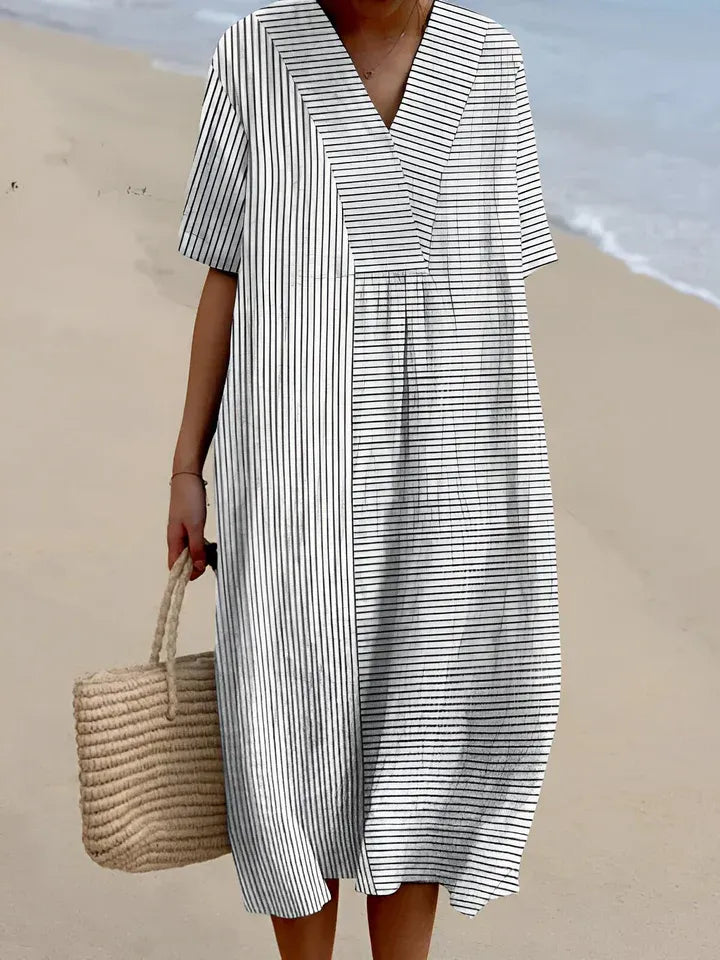 Ottilie™ - GEOMETRIC DRESS WITH ELEGANT SILHOUETTE