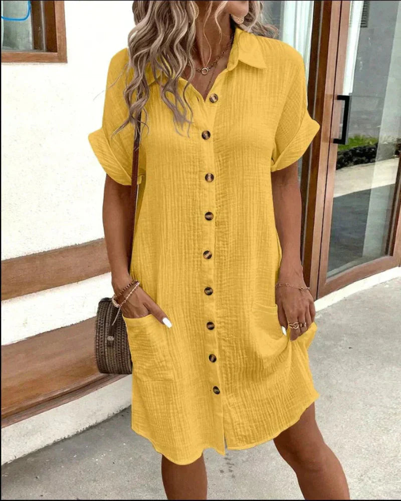 Aria™ - CLASSIC RELAXED FIT POLO DRESS