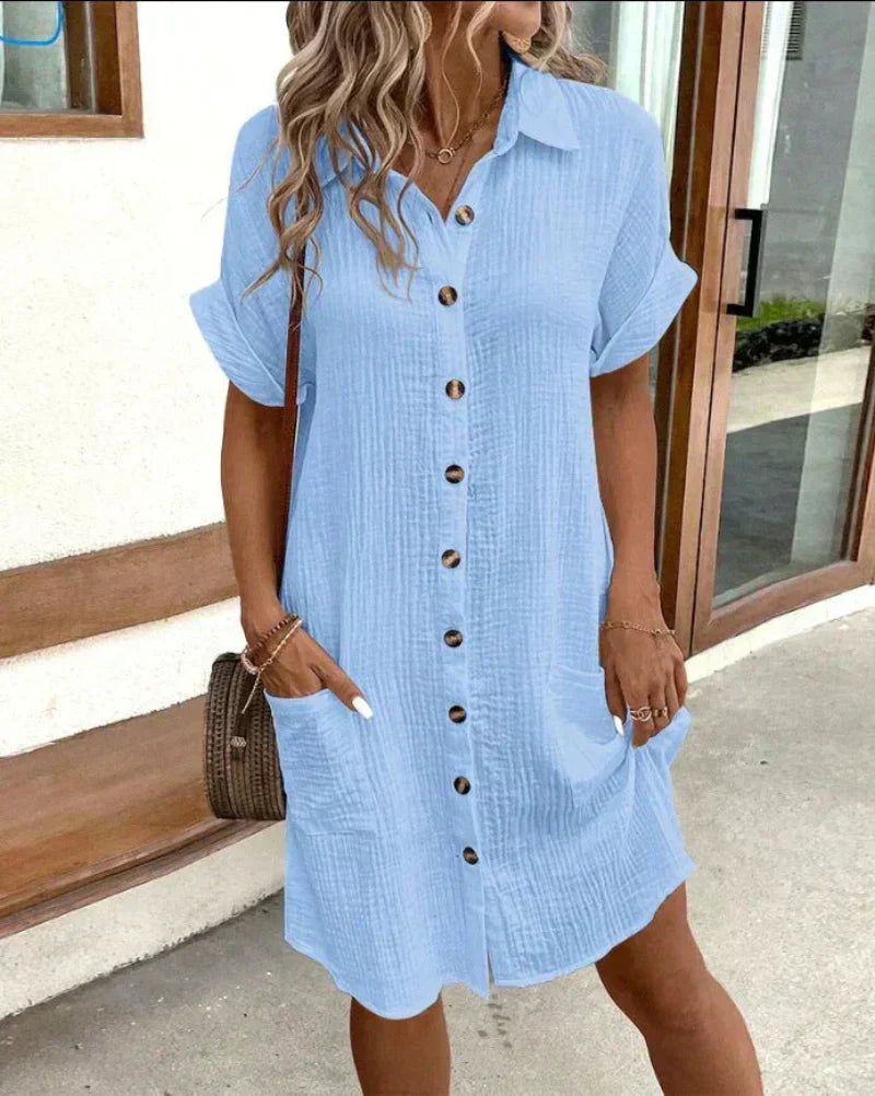 Aria™ - CLASSIC RELAXED FIT POLO DRESS