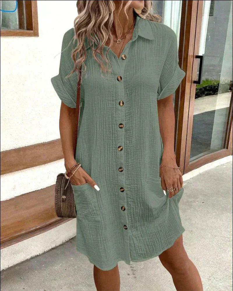 Aria™ - CLASSIC RELAXED FIT POLO DRESS