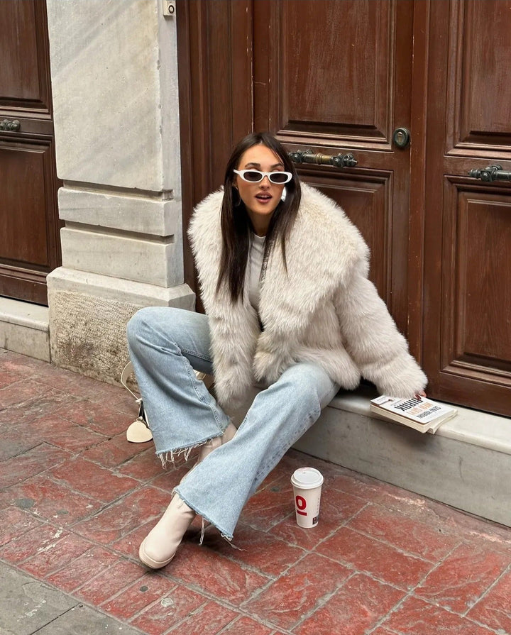 Aiko | Soft Touch Oversized Premium Fur Plush Coat