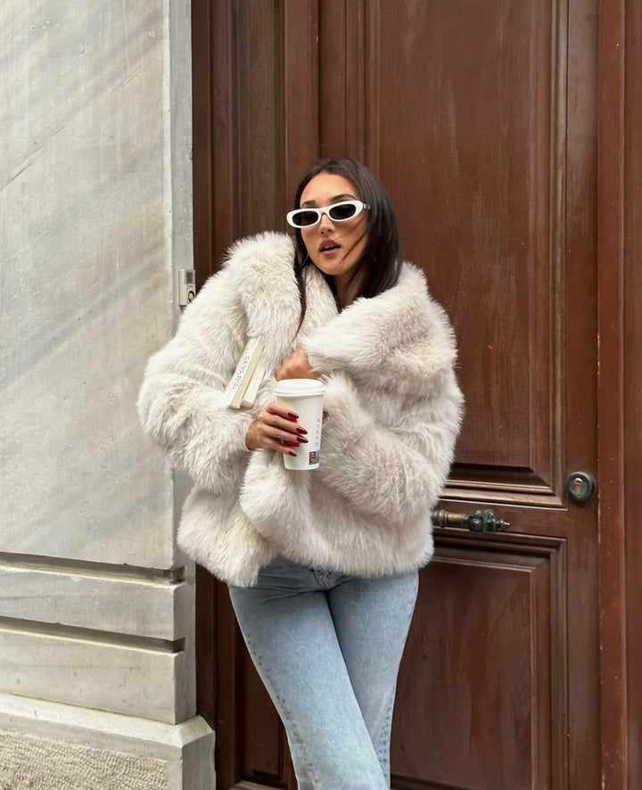 Aiko | Soft Touch Oversized Premium Fur Plush Coat
