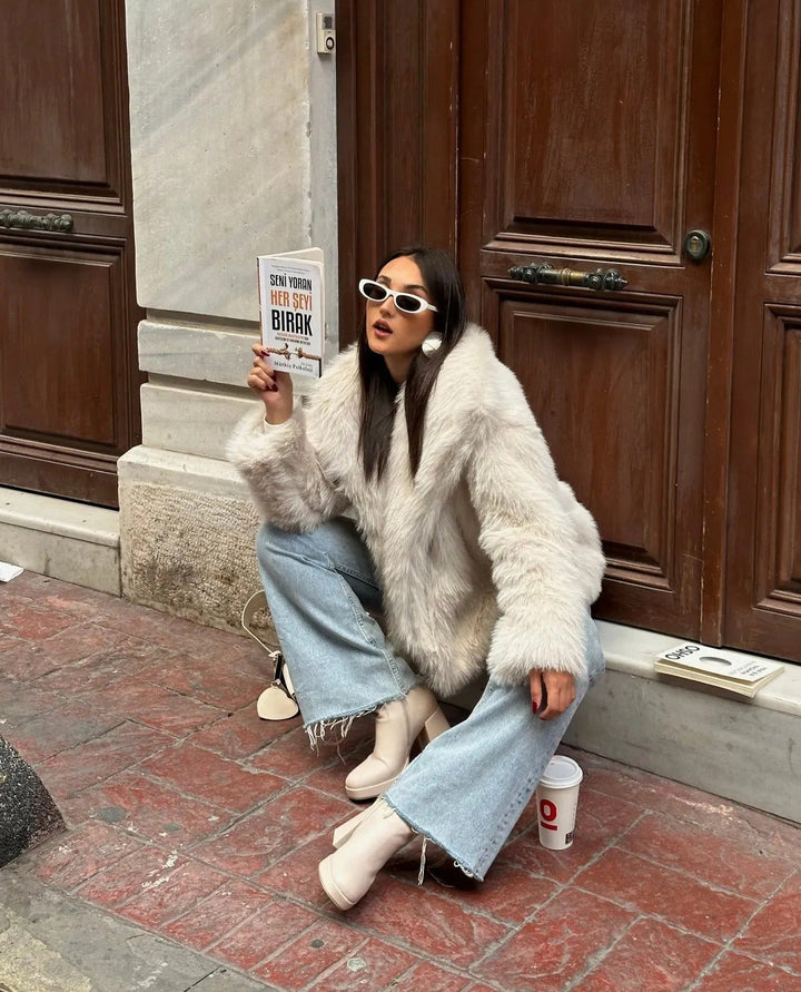 Aiko | Soft Touch Oversized Premium Fur Plush Coat