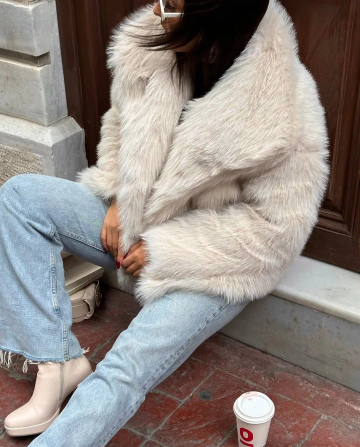 Aiko | Soft Touch Oversized Premium Fur Plush Coat