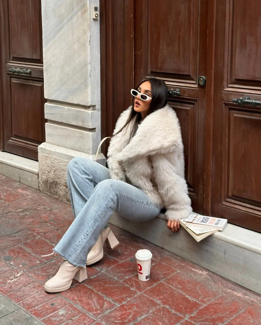 Aiko | Soft Touch Oversized Premium Fur Plush Coat