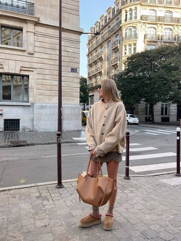 Pernilla™ - STRUCTURED TOTE BAG WITH SIDE GATHERING