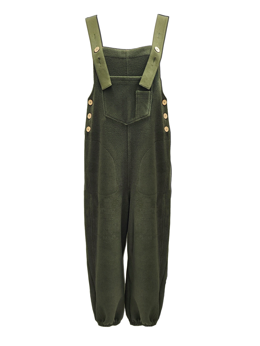 CALI - RELAXED DISTRESSED DENIM JUMPSUIT