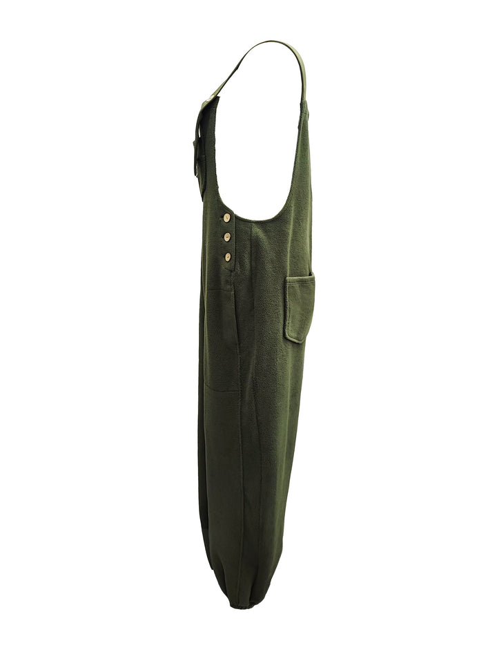 CALI - RELAXED DISTRESSED DENIM JUMPSUIT