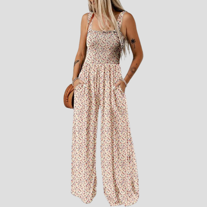 ZAKIE – PRINTED FLOWER JUMPSUIT