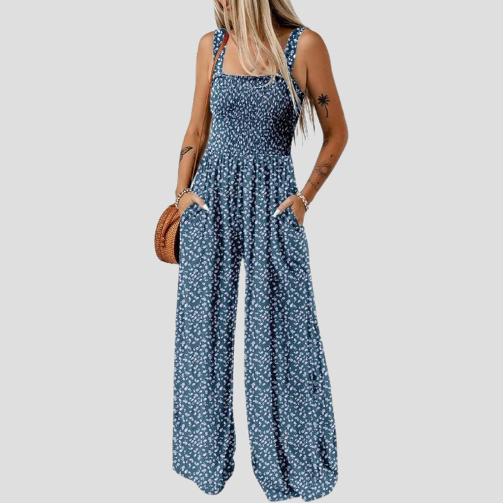 ZAKIE – PRINTED FLOWER JUMPSUIT