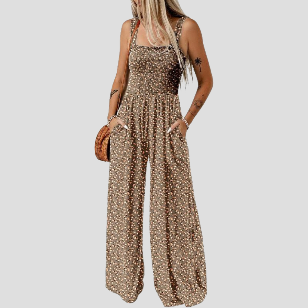 ZAKIE – PRINTED FLOWER JUMPSUIT