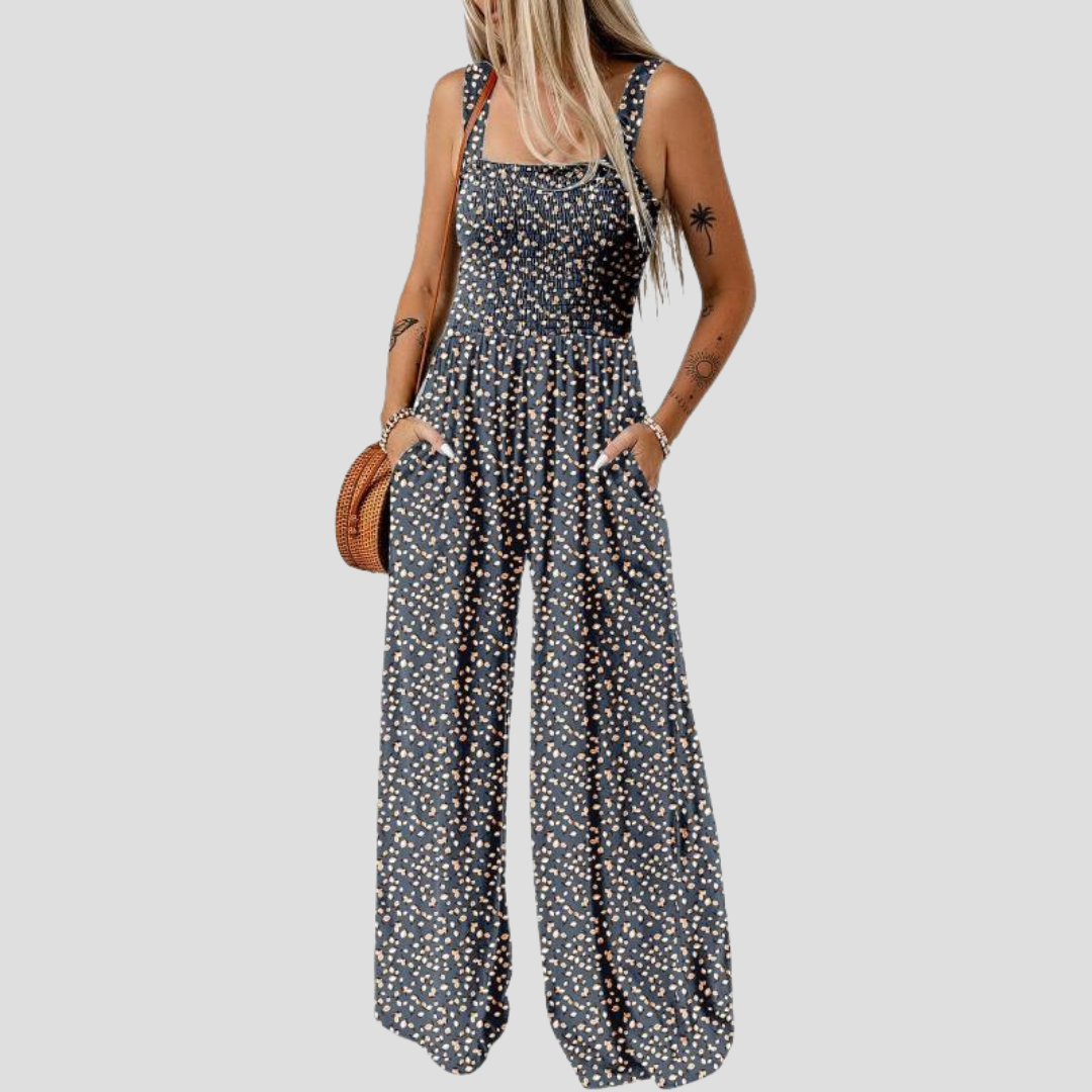 ZAKIE – PRINTED FLOWER JUMPSUIT
