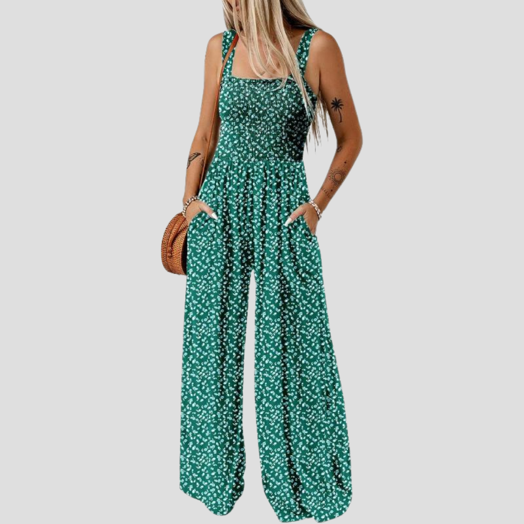 ZAKIE – PRINTED FLOWER JUMPSUIT
