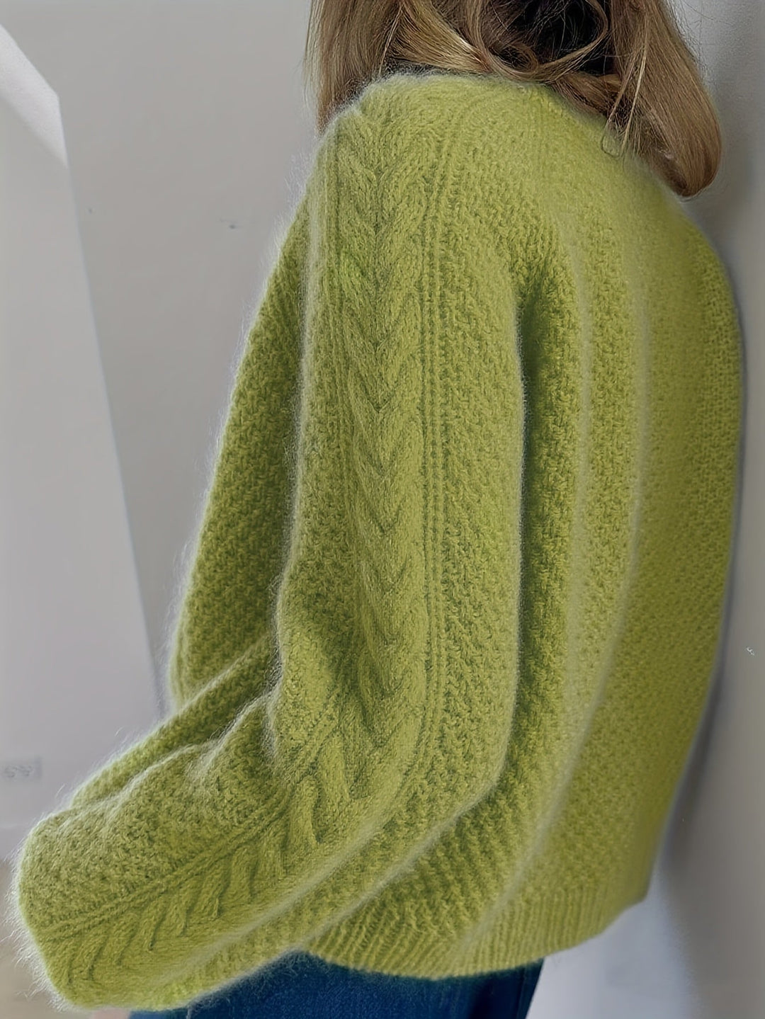 AMETHYST - CHIC BRAIDED STITCH CARDIGAN