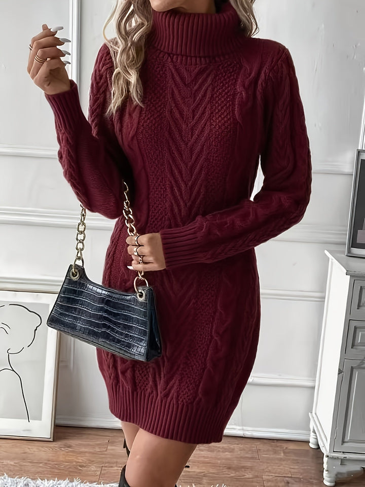 TRISHA - CLASSIC RIBBED KNIT DRESS
