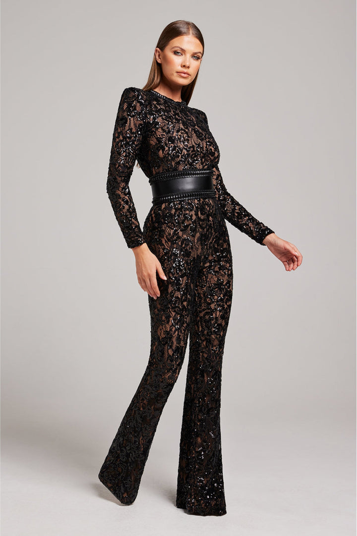 TAYA - LACE CORSET JUMPSUIT
