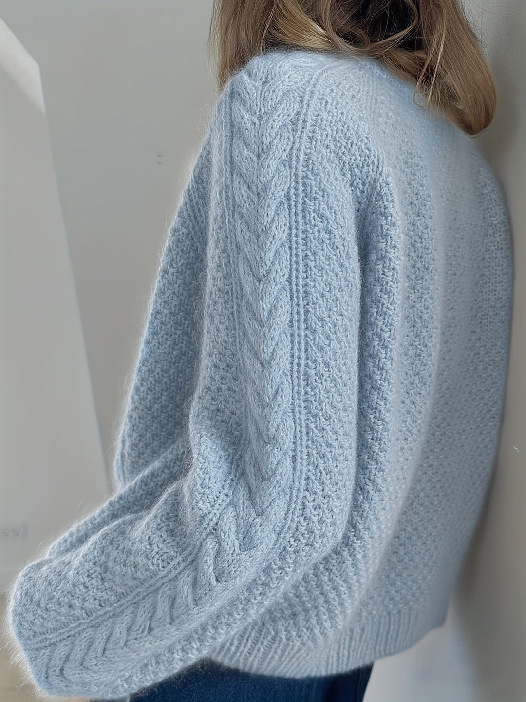 AMETHYST - CHIC BRAIDED STITCH CARDIGAN