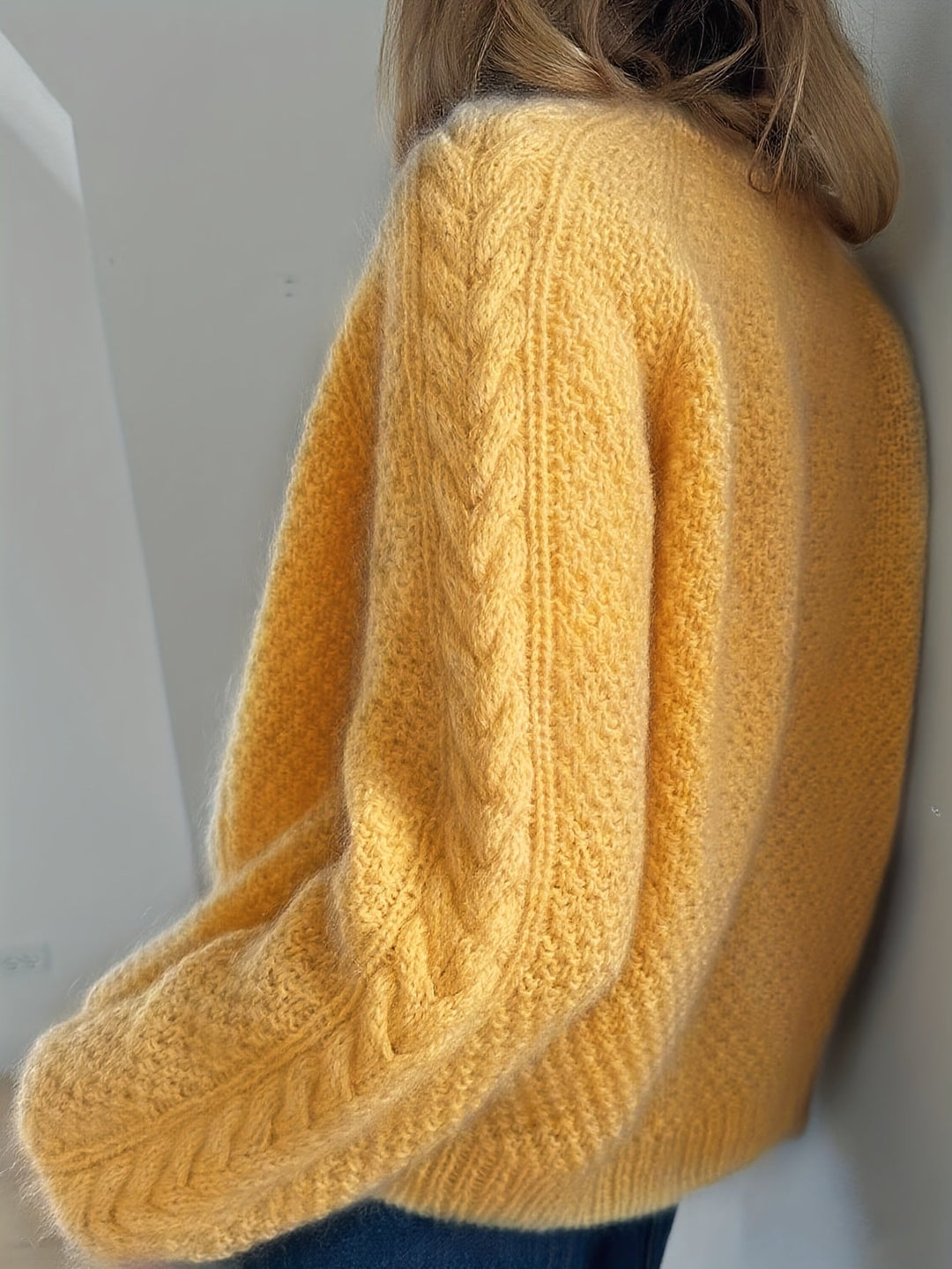 AMETHYST - CHIC BRAIDED STITCH CARDIGAN