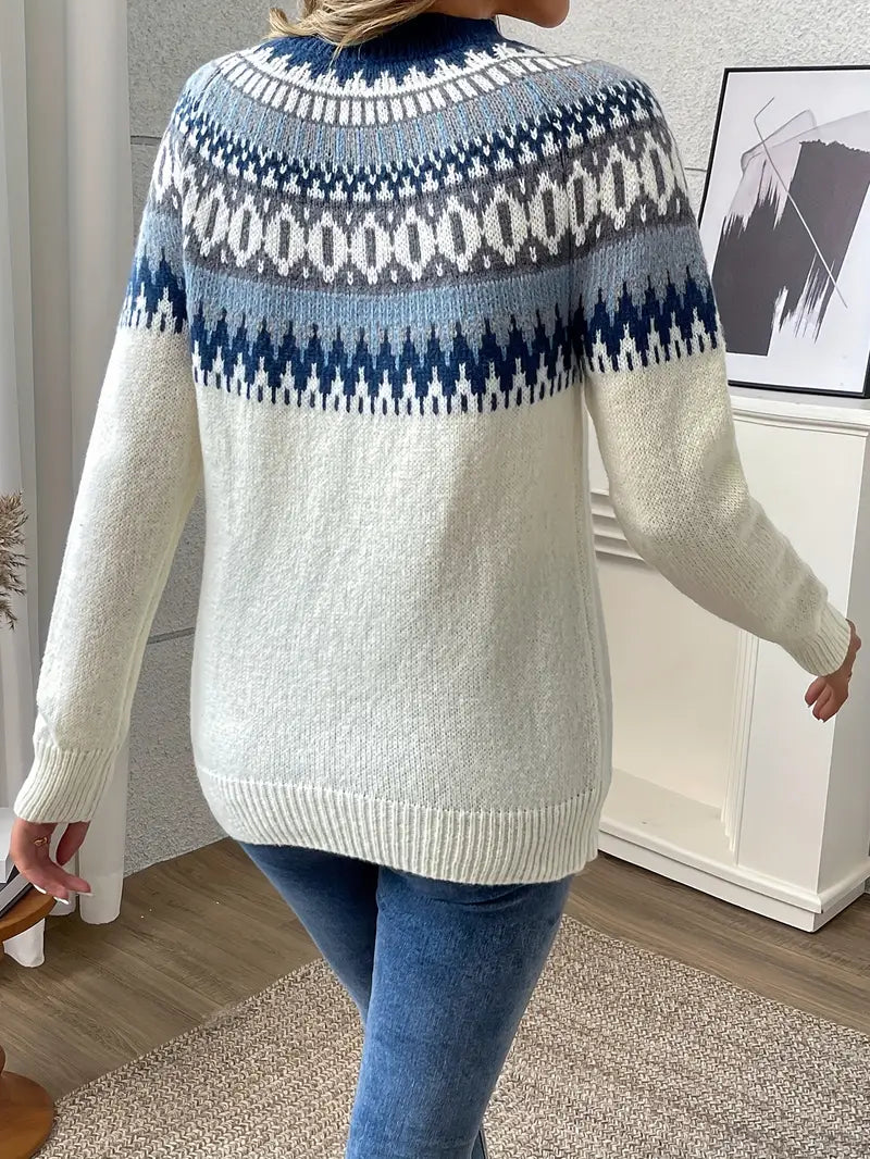 WENDY - GEOMETRIC SWEATER