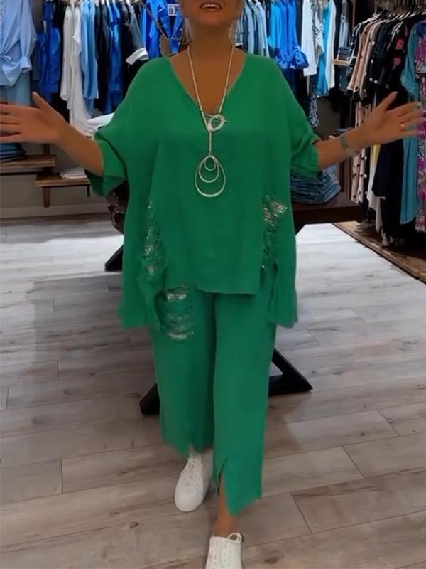 AALIYAH - BALI STYLE LINEN OUTFIT SET