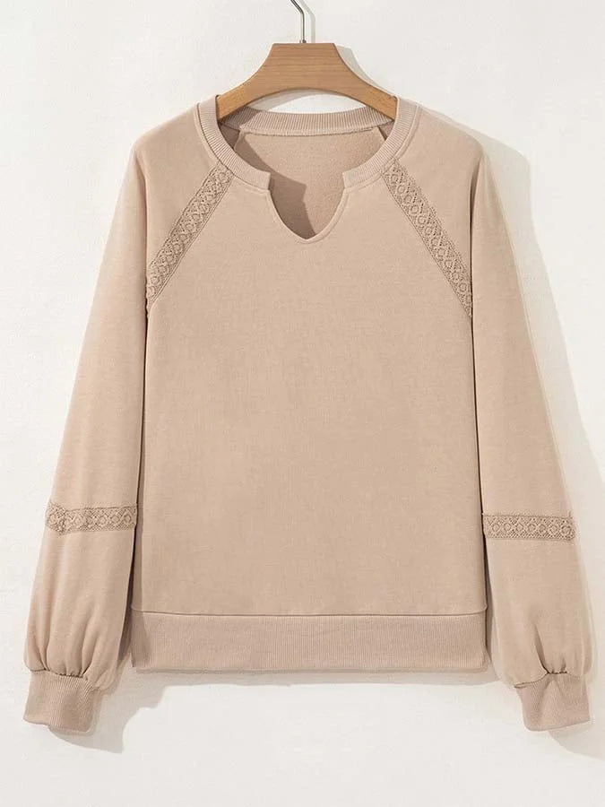Sam | Women's Casual Loose Lace Patchwork Sweatshirt