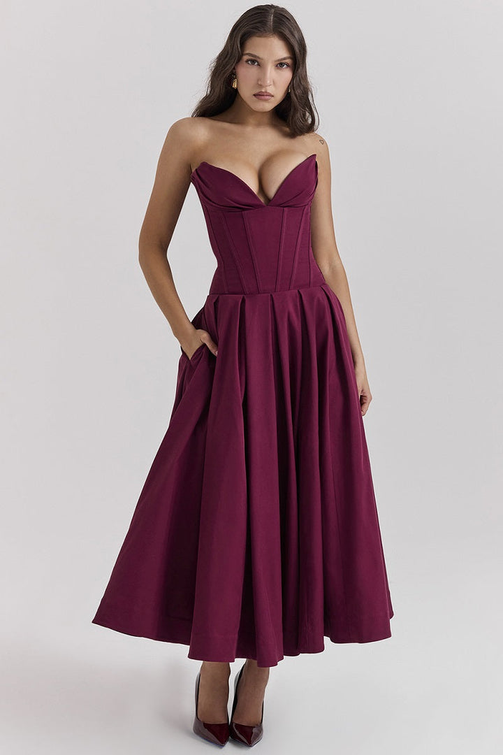 BETHY - CLASSIC BLACK PARTY DRESS