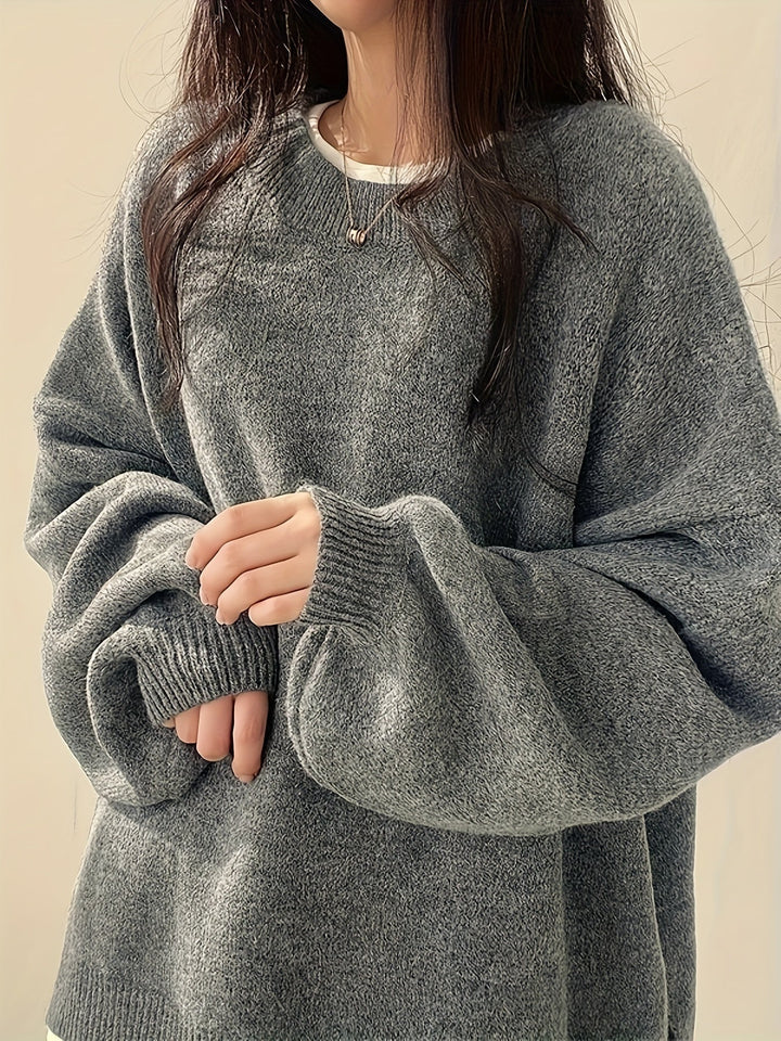 VELLA - WEEKEND VIBE CASUAL KNIT PULLOVER