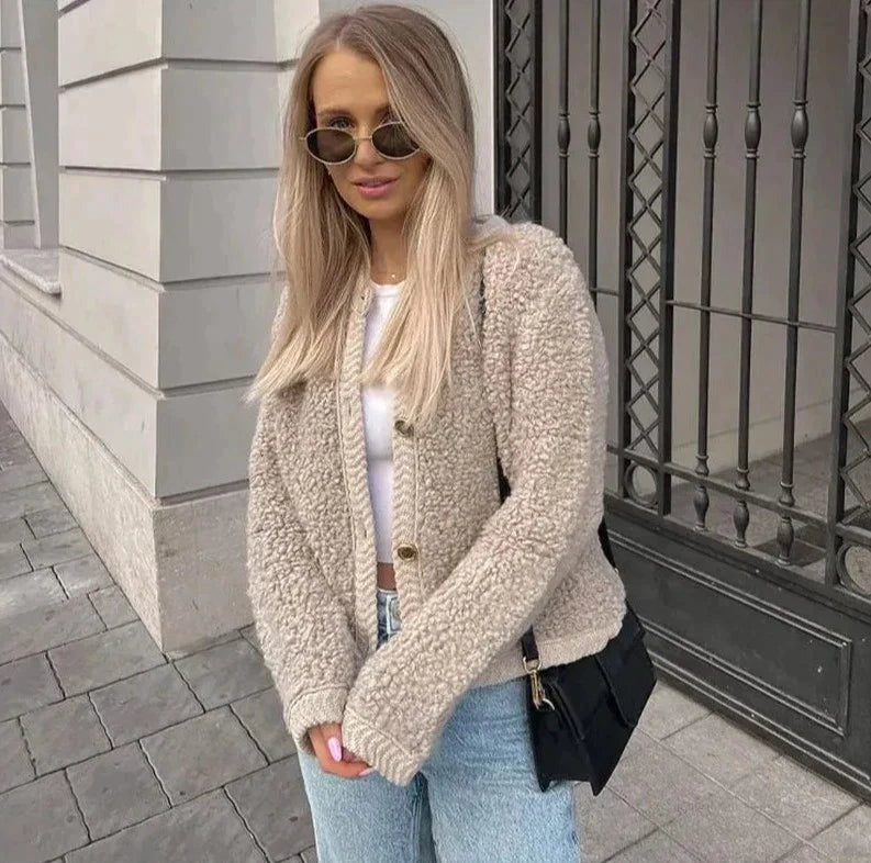 GISELLE - FLUFFY CARDIGAN