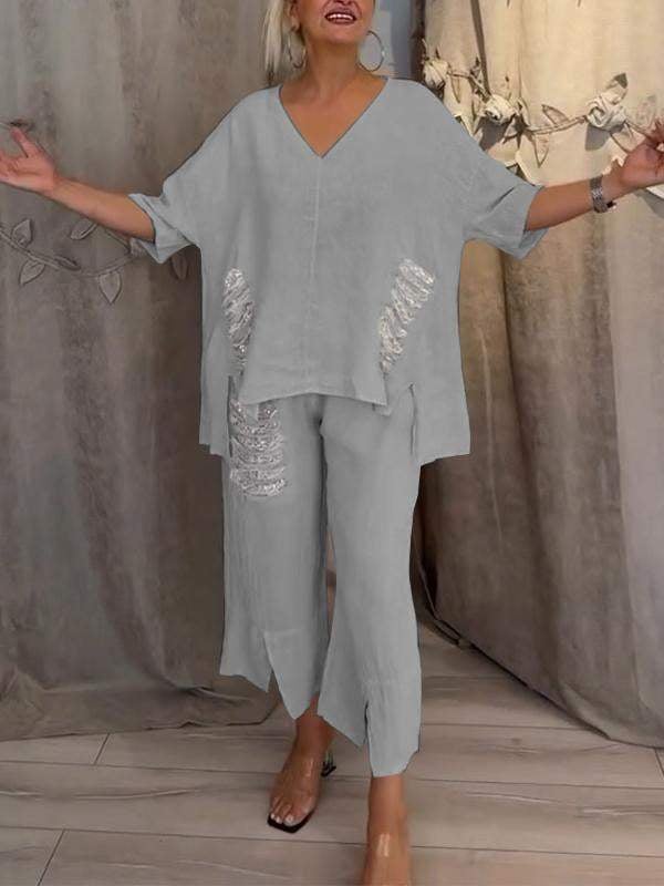 AALIYAH - BALI STYLE LINEN OUTFIT SET