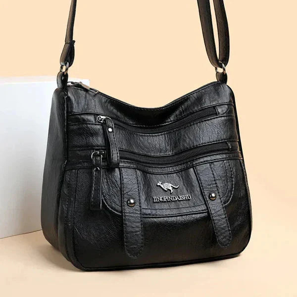 Wren - Stylish Retro Multi-Pocket PU Leather Bag