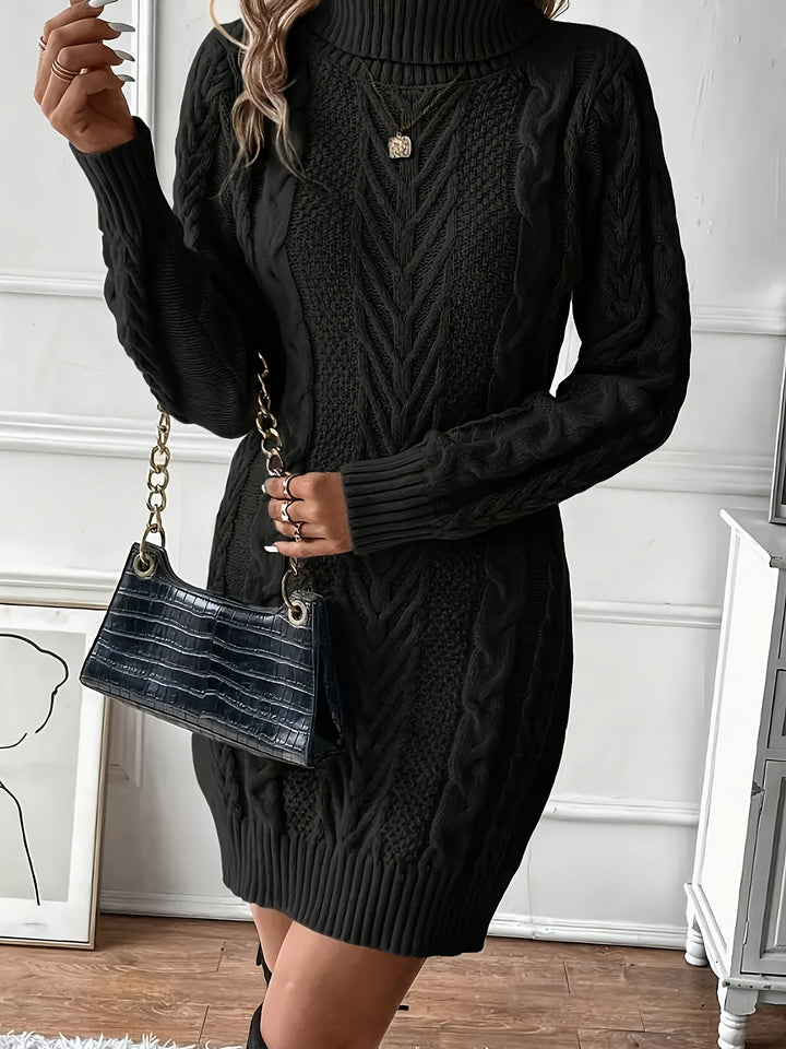 TRISHA - CLASSIC RIBBED KNIT DRESS