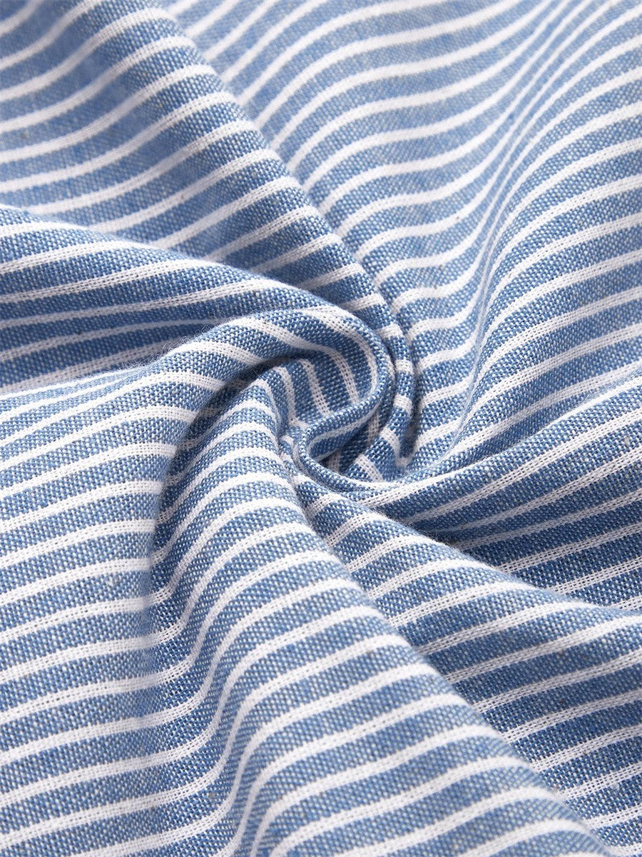Lenna™ - STRIPED SOFT MIDI DRESS