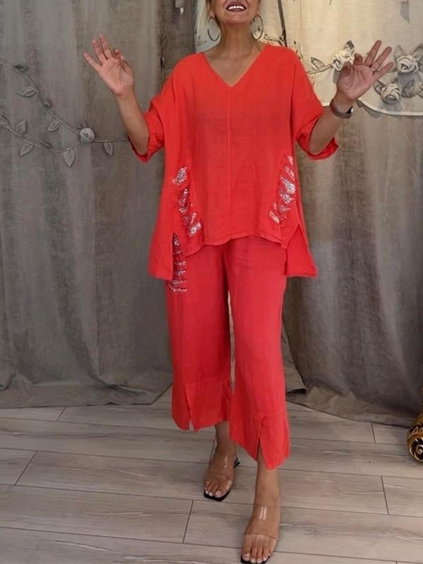 AALIYAH - BALI STYLE LINEN OUTFIT SET