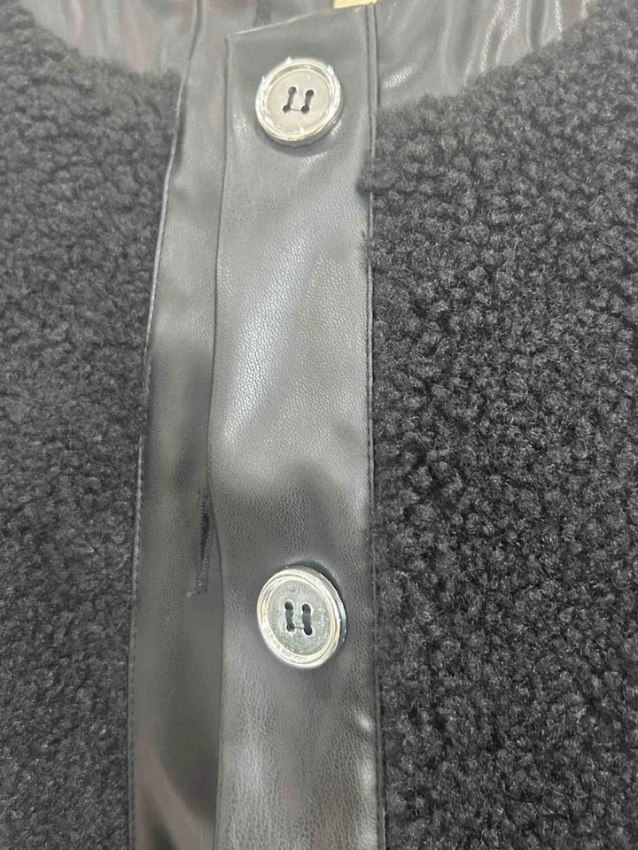 Amanda | Teddy Bear Button Up Jacket