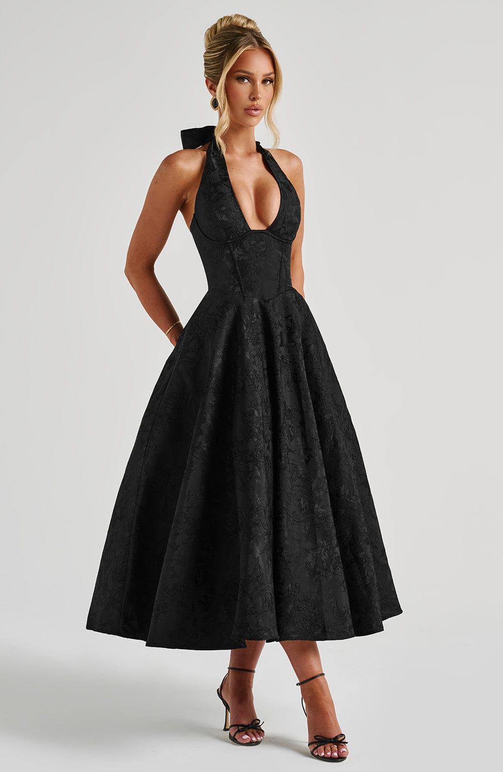 ALMIRA - SWEETHEART VINTAGE MIDI DRESS