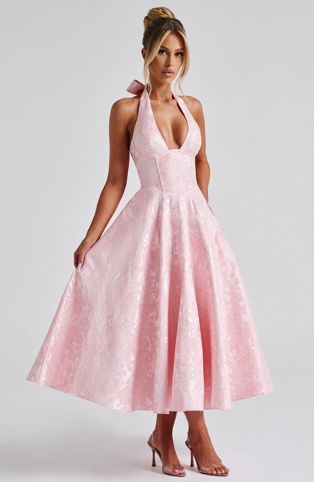 ALMIRA - SWEETHEART VINTAGE MIDI DRESS