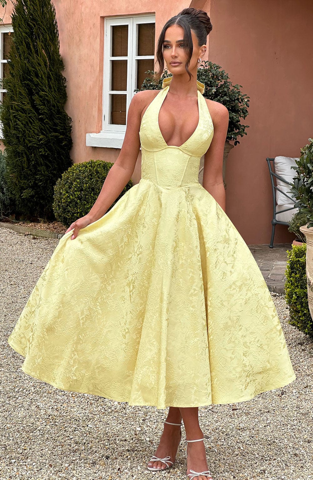 ALMIRA - SWEETHEART VINTAGE MIDI DRESS