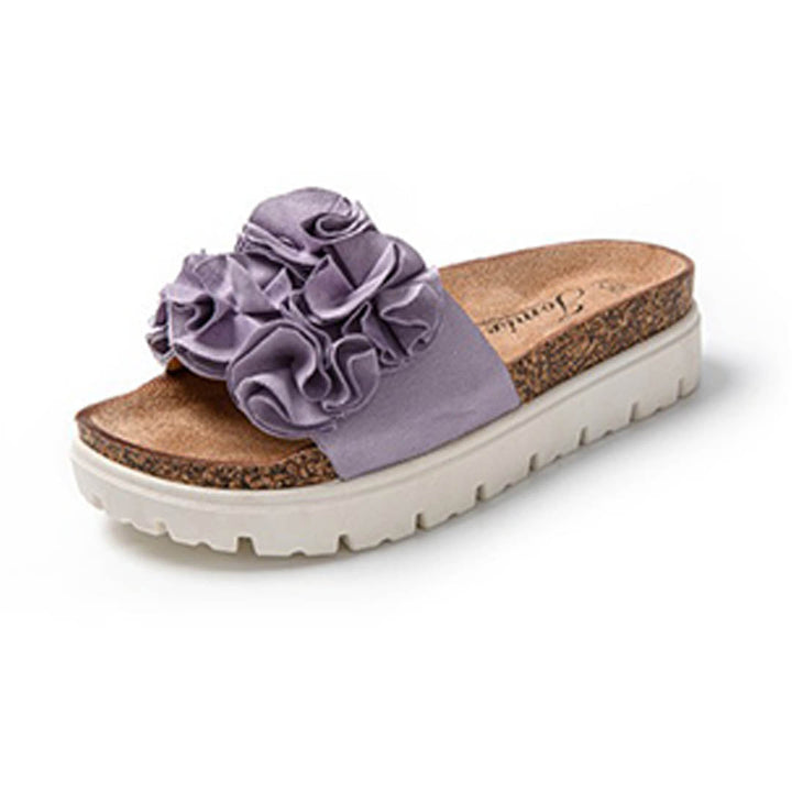 DENISE - BLOOM SLIDES SANDALS