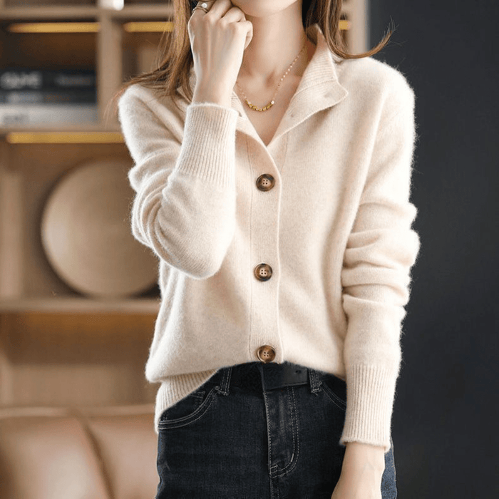 ANITA - CASHMERE KNIT CARDIGAN