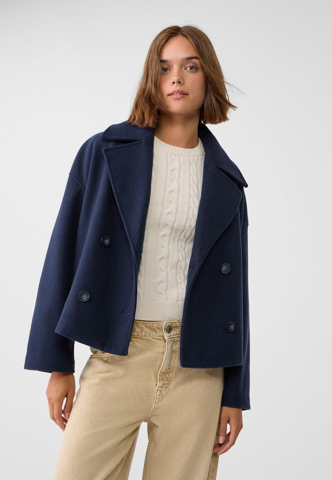 Lucy |  Cropped Wool Jacket