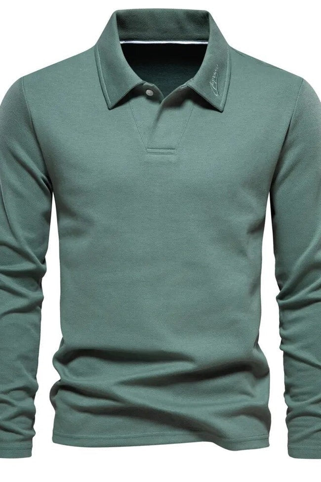 MATTEO - MODERN CLASSIC LONG SLEEVE POLO