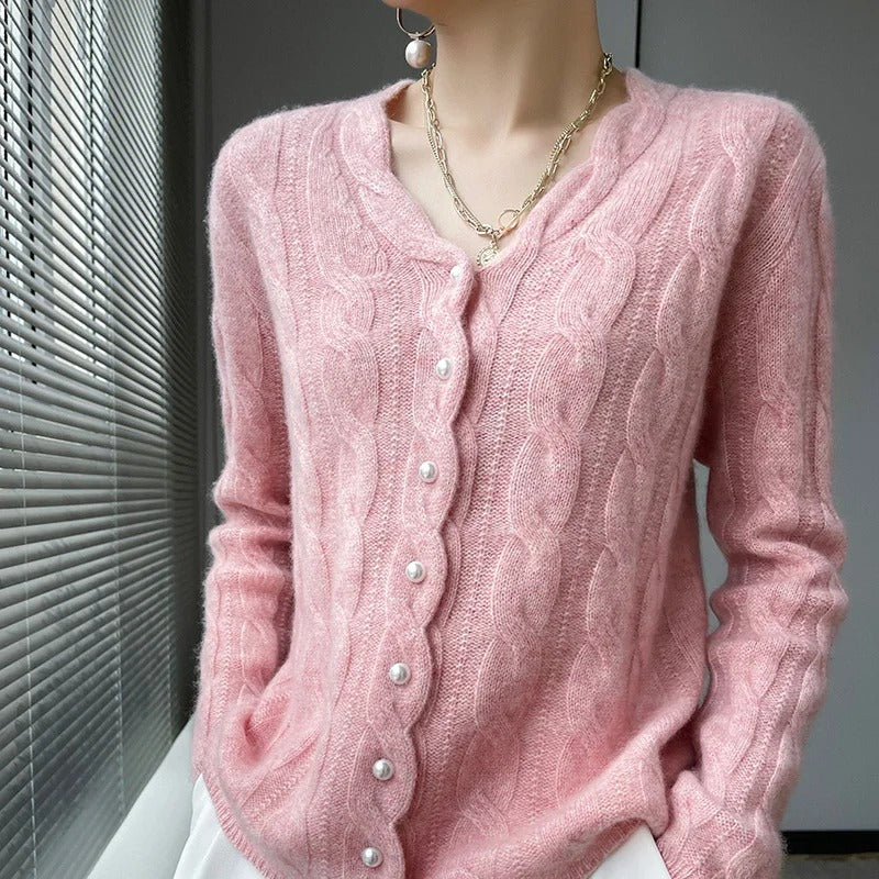 Athena | Rambouillet Wool Cardigan