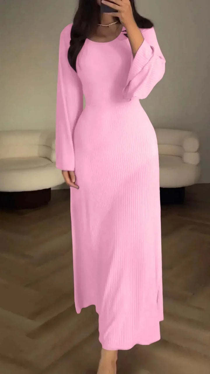 CLARE - SOPHISTICATED LONG-SLEEVE DRESS