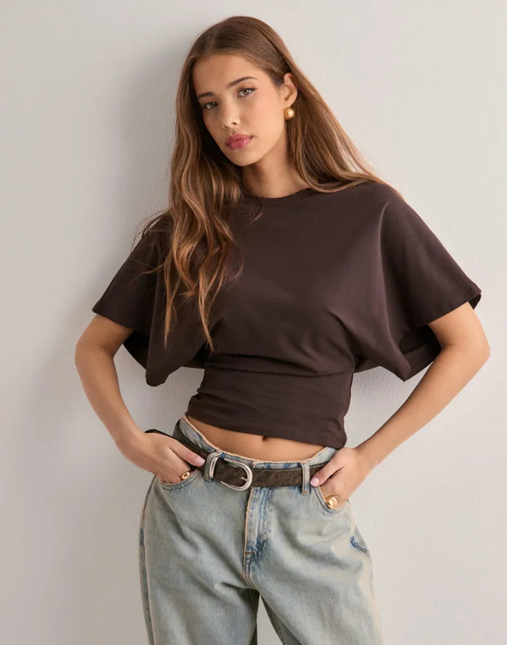 MURIEL - BROAD-SLEEVE SIGNATURE TEE