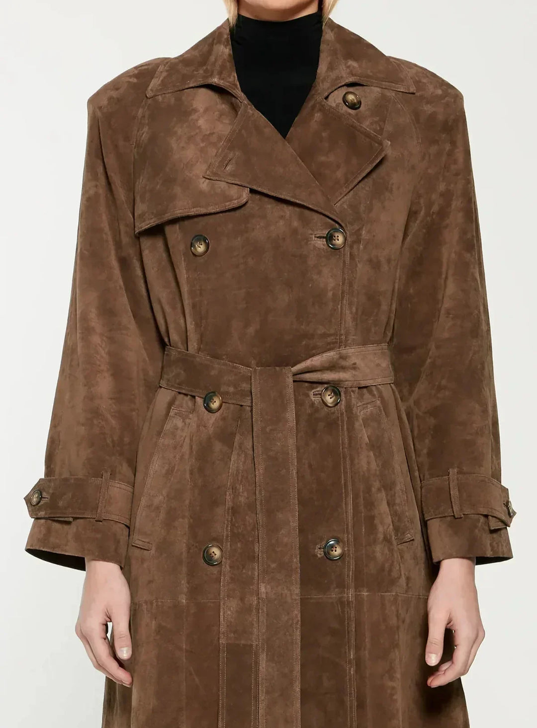 LAARNIE -  EVERCLASSIC SUEDE COLLECTION COAT