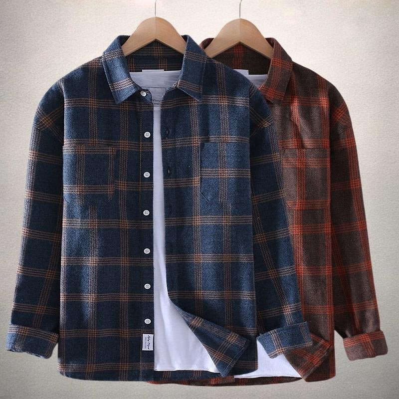 AIDEN - LONG SLEEVE FLANNEL SHIRT