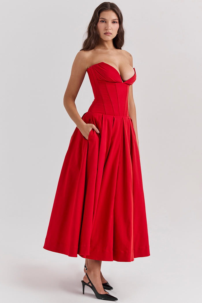 BETHY - CLASSIC BLACK PARTY DRESS