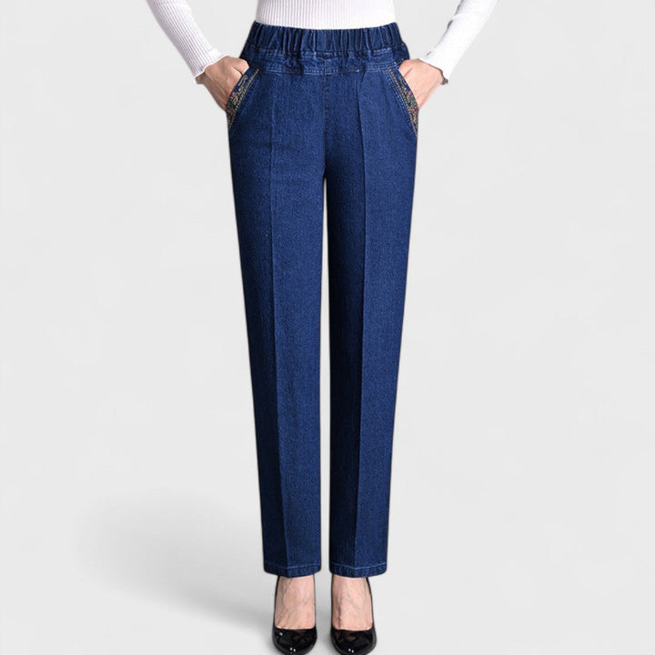 ZOILA - STRETCH DENIM COMFORT FIT TROUSERS